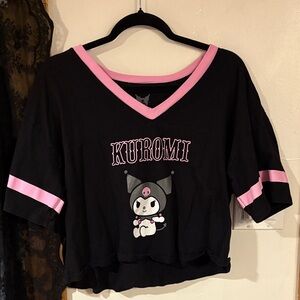 Sanrio Kuromi cropped jersey